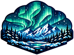 Arctic Aurora  Precision Cut Decal